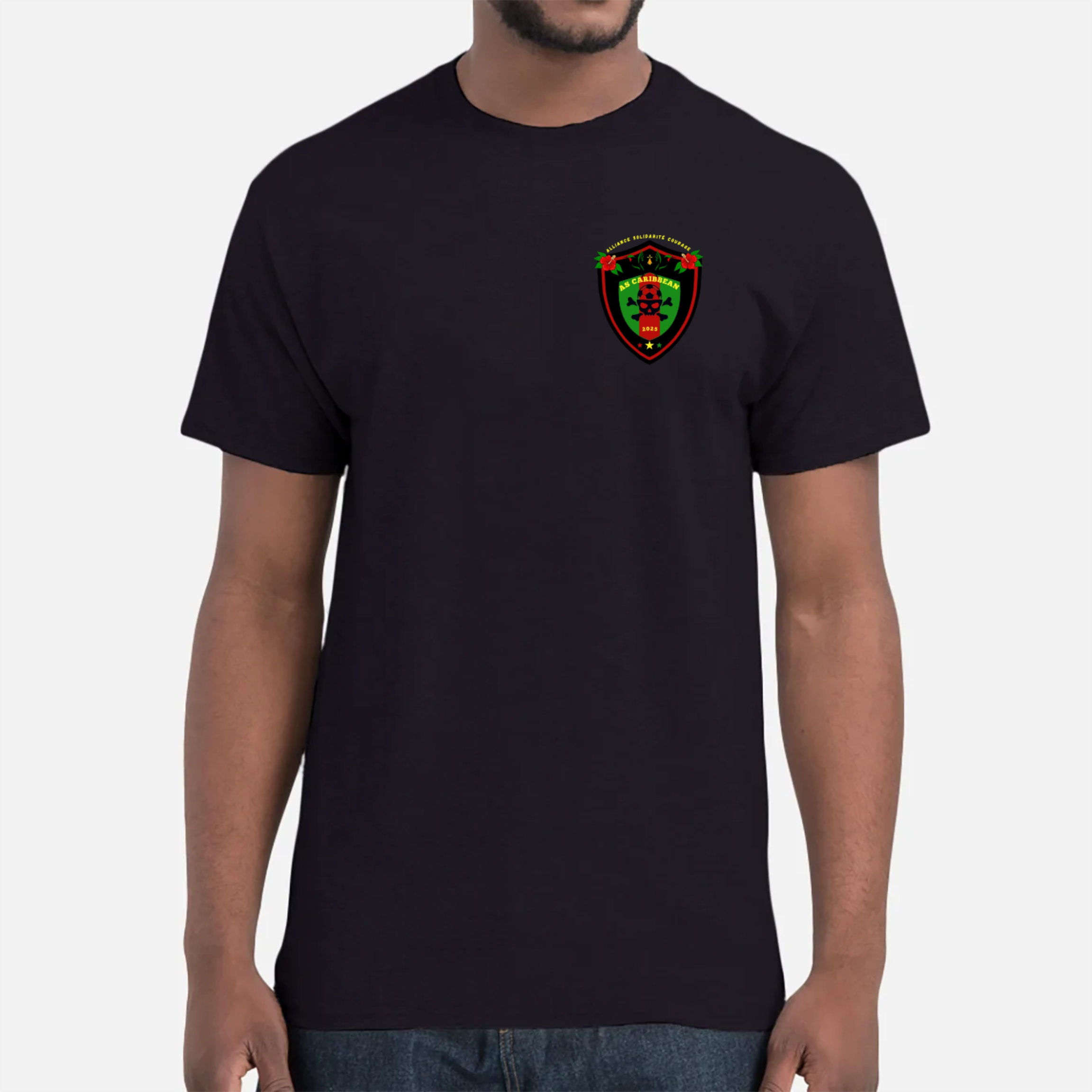 T-shirt Mixte AS Caribbean – Logo Sur Le Coeur